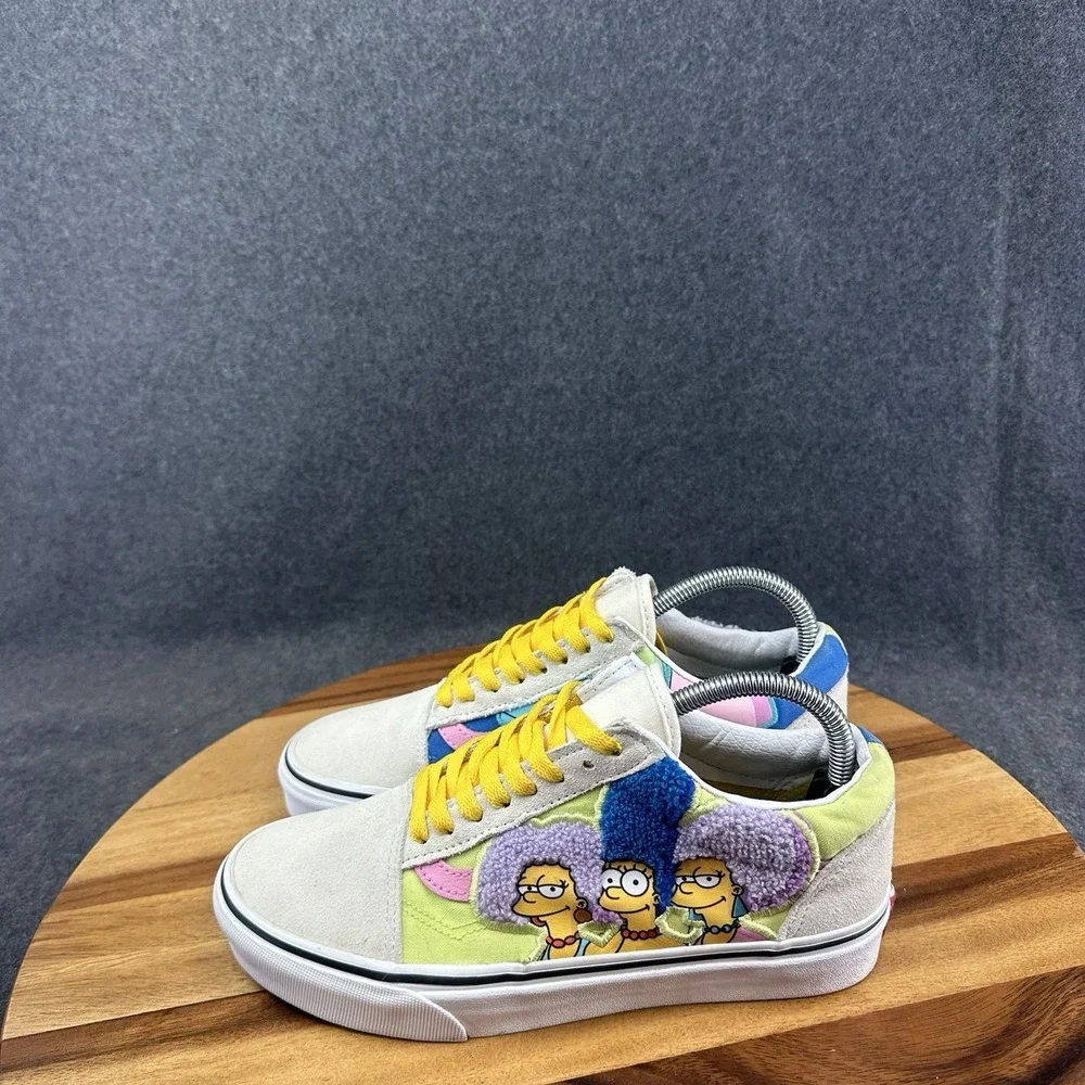 Vans Off the Wall Simpsons Bouviers Shoes Old Skool Skating Sz 7 Mens Womens 8.5